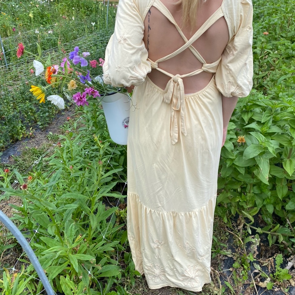 Tie up summer dress
